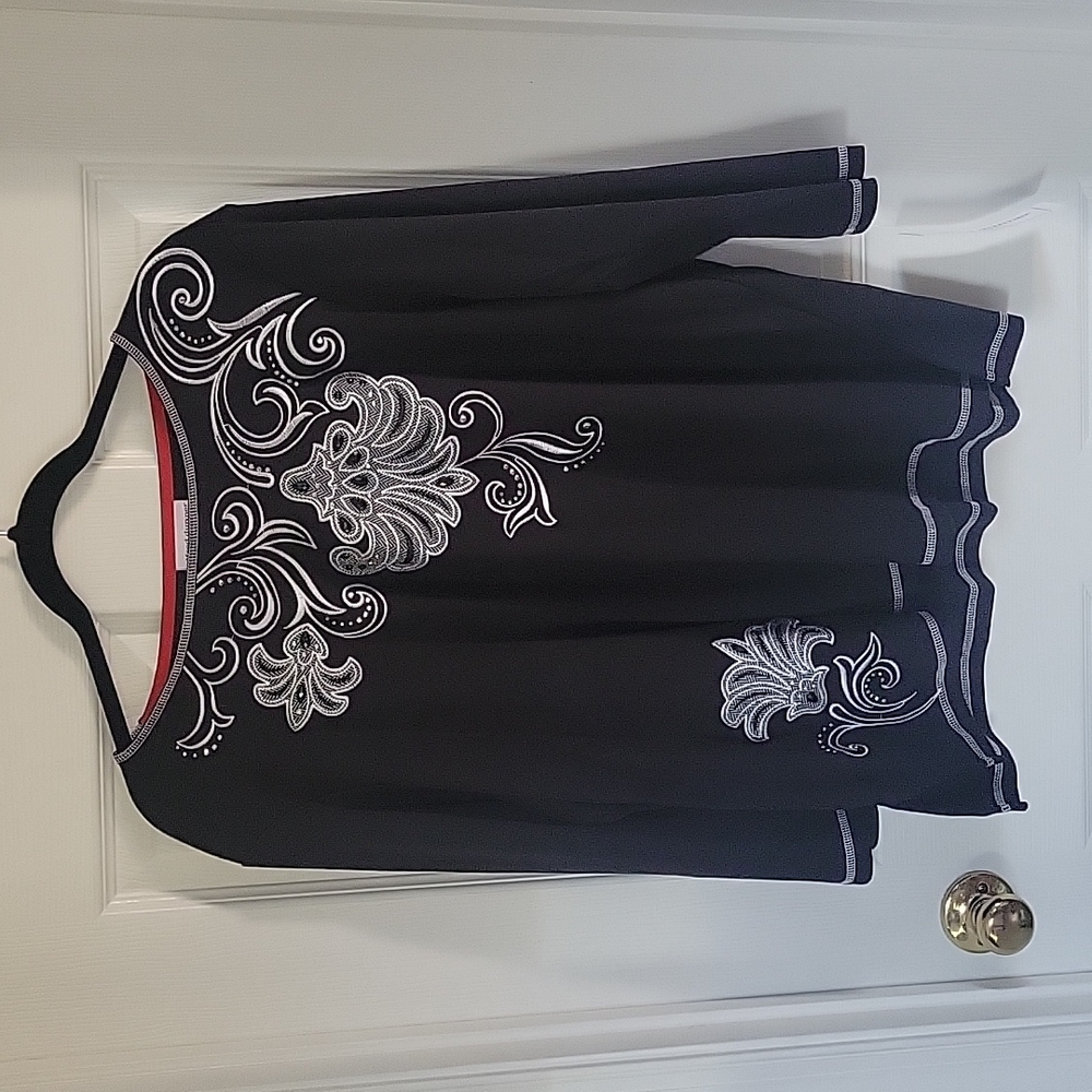 Alfred Dunnner Women's Shirt Black New (1X)